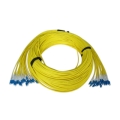 ST-ST APC to UPC 6 Fibers SM 9/125 Single mode Fiber Patch Cable