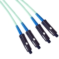 MU-MU Plenum Duplex 10G OM3 50/125 Multi-mode Fiber Patch Cable