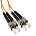 ST-ST Duplex OM1 62.5/125 Multimode Fiber Patch Cable