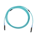 MU-MU Simplex 10G OM4 50/125 Multimode Armored Fiber Patch Cable