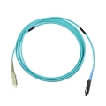 SC-MU Simplex 10G OM4 50/125 Multimode Armored Fiber Patch Cable