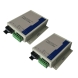 A Pair of Fiber Modems Industrial RS-485 to Fi...