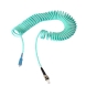 SC-ST Simplex 10G OM4 Multimode Bend Safe Curl...