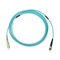 SC-ST Simplex 10G OM4 50/125 Multimode Armored Fiber Patch Cable